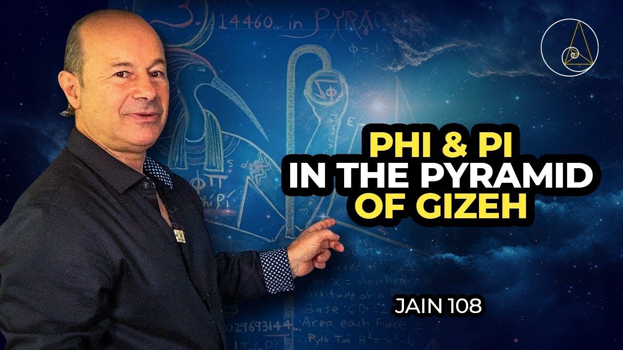 Phi & Pi in the Pyramid Of Gizeh.
