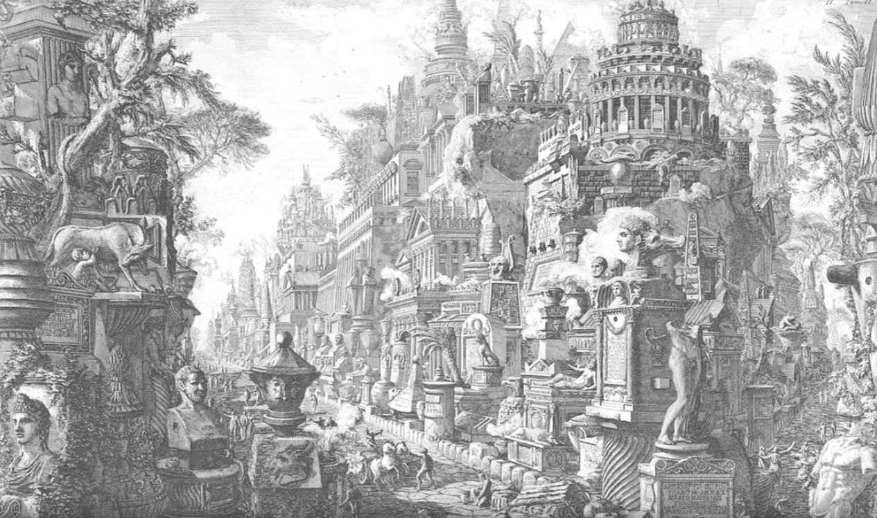 Piranesi, ART, and tARTaria with ARTofDiNo – Thoughts on World Construction, Ancient Masters n More