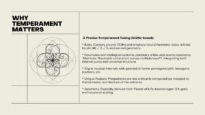 432 Hz Precise Temperament & Why Temperament matters for Harmonic Field Architecture