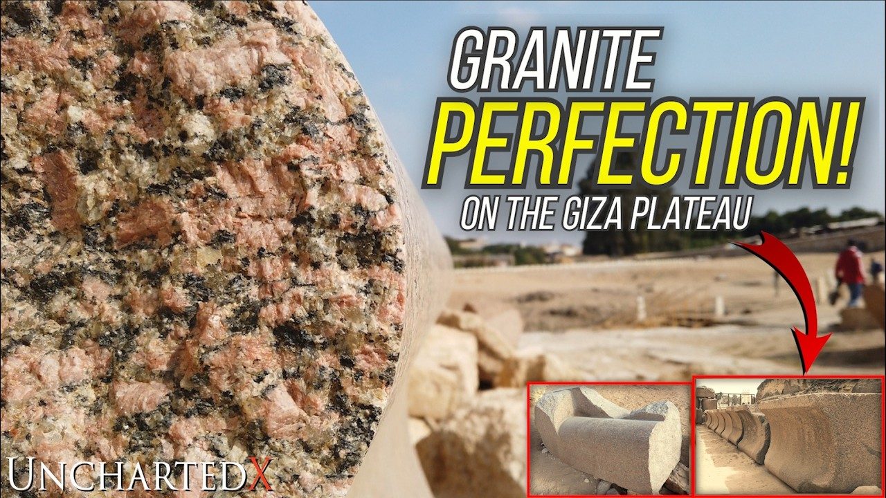 Smoking Gun Evidence for Ancient, Machined Stone! The Granite Cornice blocks on the Giza Plateau.
